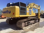Back of Used Komatsu Excavator
